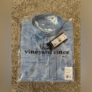 Boys Vineyard Vines boat blueprint SS shirt